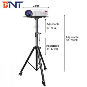 Height adjustable projector tripod stand with wheels BNT-600