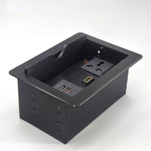 Universal power outlet cable cubby box BS420