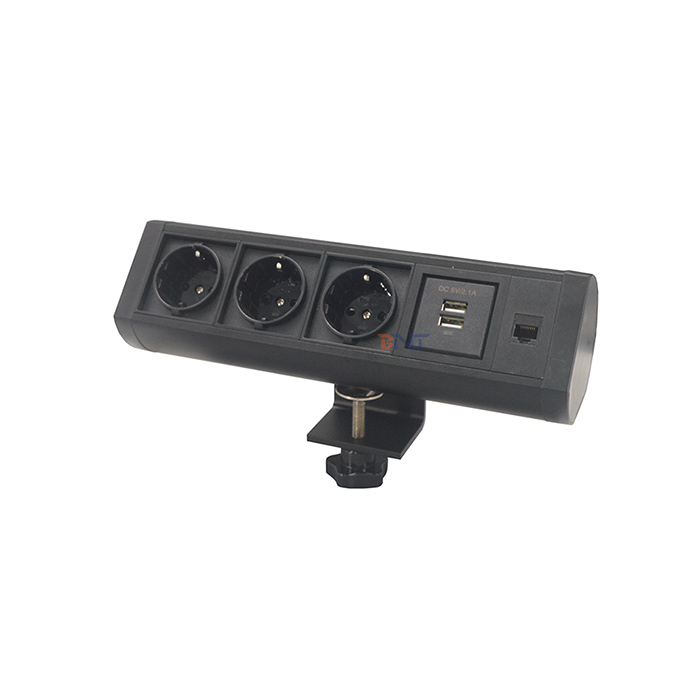 Office Horizontal clamp power socket BTS-414EU