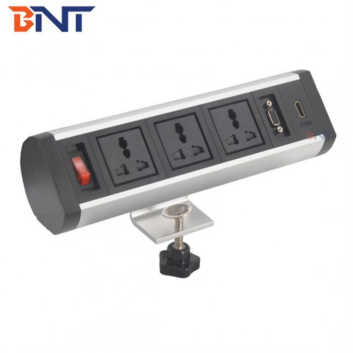 Movable clamp on desk socket BTS-404