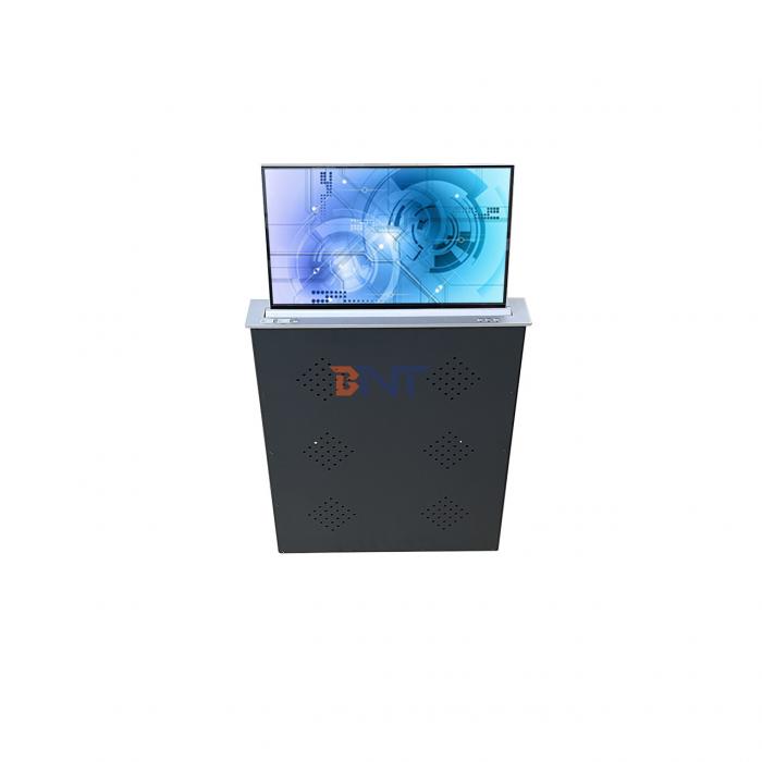 OEM/ODM New Arrival 15.6 inch Motorized Monitor Lift 6mm Ultra narrow screen frame Lcd Lift for Paperless conference system