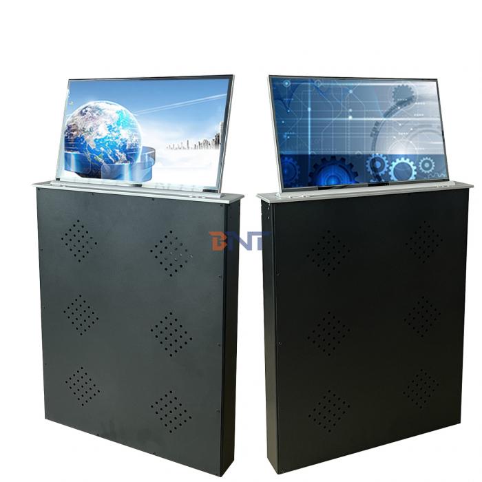 OEM/ODM New Arrival 15.6 inch Motorized Monitor Lift 6mm Ultra narrow screen frame Lcd Lift for Paperless conference system