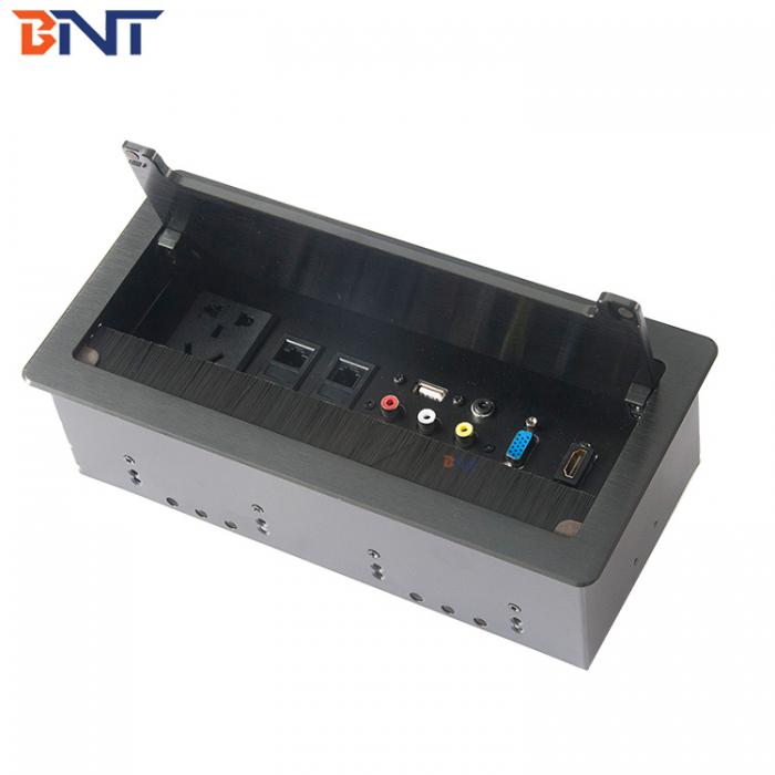 Desktop Flip Up Power Data Outlet BB608