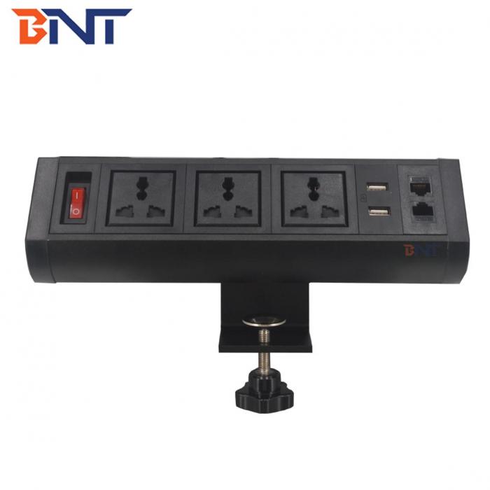 Movable clamp on desk socket BTS-406