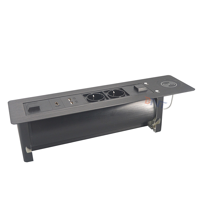 EU power table flip up socket outlet EK9802EU