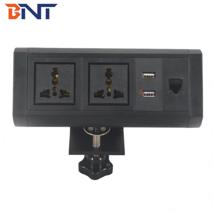 Movable clamp on desk socket BTS-409