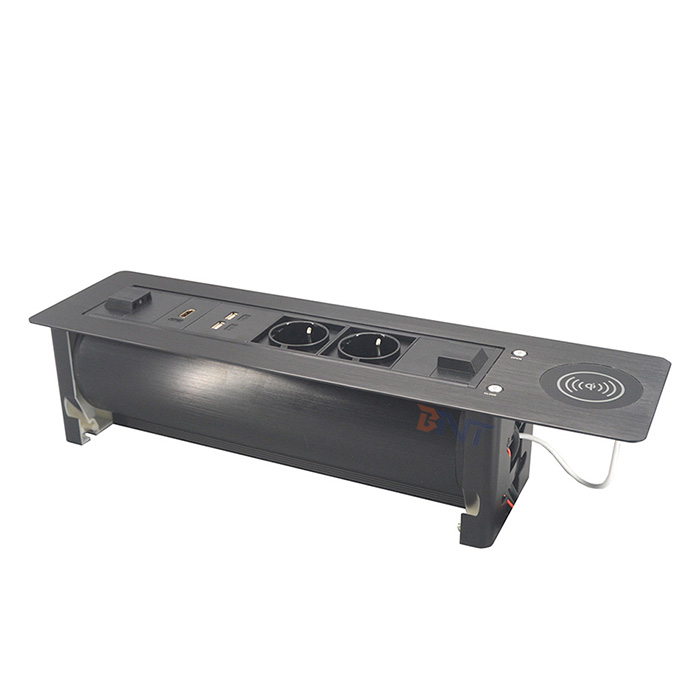 EU power table flip up socket outlet EK9802EU