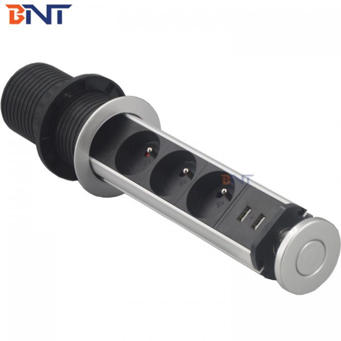 Aluminum alloy desk tower power socket BP101