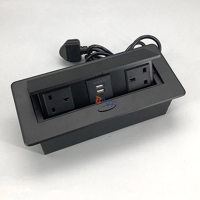 UK power desktop hidden socket BD650-18