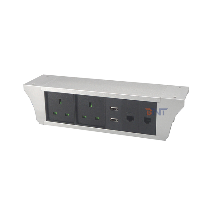 UK power mounted under office desk socket TUS108