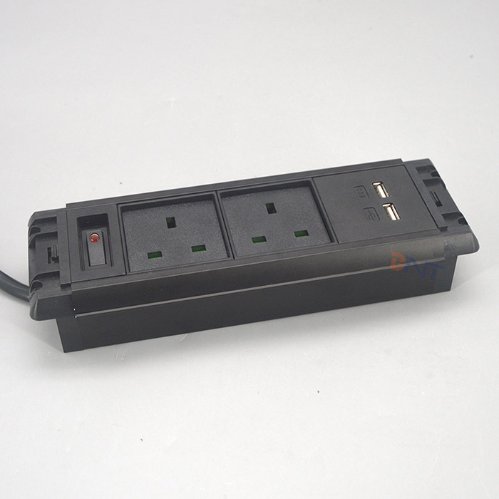 On desk power data socket PTS109UK